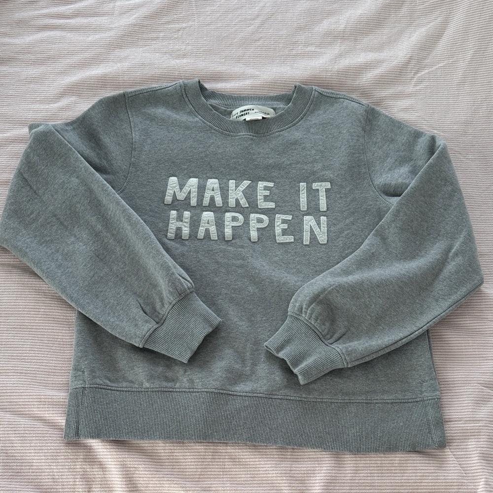 Gray 'Make It Happen' Sweater